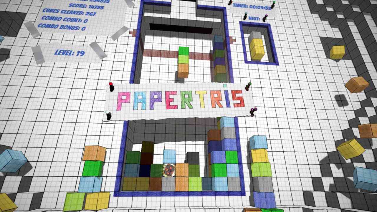 纸俄罗斯方块/Papertris-游戏白嫖网
