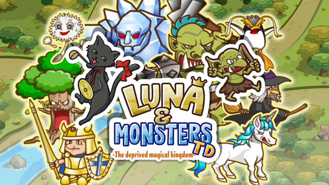 露娜与怪兽塔防：被剥夺的魔法王国 Luna & Monsters TD: The Deprived Magical Kingdom-游戏白嫖网