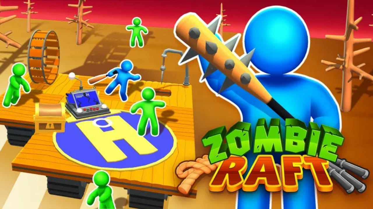 僵尸木筏 Zombie Raft-游戏白嫖网