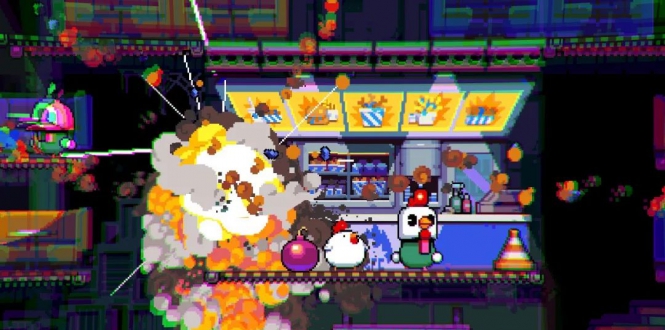 炸弹鸡 Bomb Chicken-游戏白嫖网