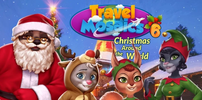 旅行马赛克6圣诞环游世界 Travel Mosaics 6 Christmas Around the World-游戏白嫖网