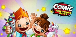彩色漫画书 Comic Coloring Book-游戏白嫖网