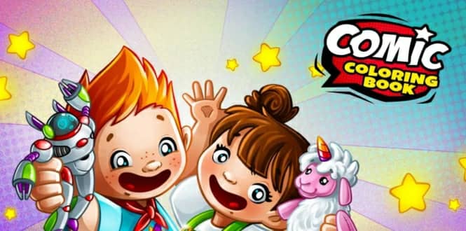 彩色漫画书 Comic Coloring Book-游戏白嫖网