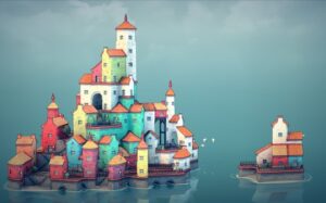 城镇设计师 Townscaper Town designer Townscaper-游戏白嫖网