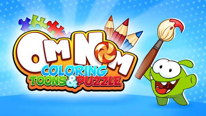 奥姆：色彩动漫与解谜 Om Nom Coloring, Toons & Puzzle-游戏白嫖网