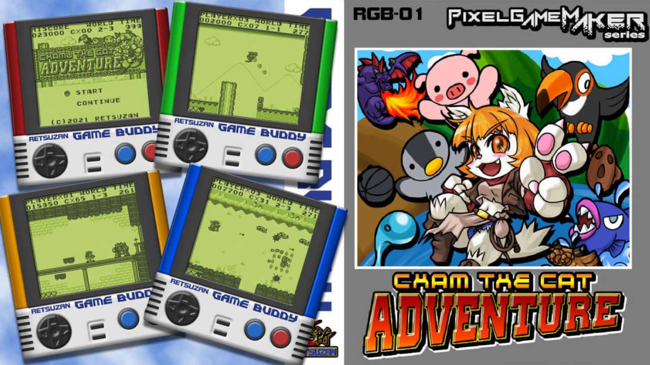 像素游戏制作大师 可汗喵大冒险 Pixel Game Maker Series CHAM THE CAT ADVENTURE-游戏白嫖网
