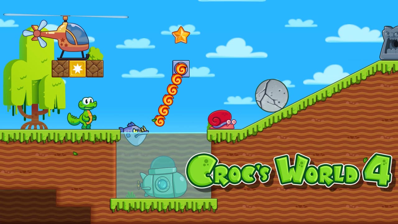 鳄鱼的世界4 Croc’s World 4-游戏白嫖网