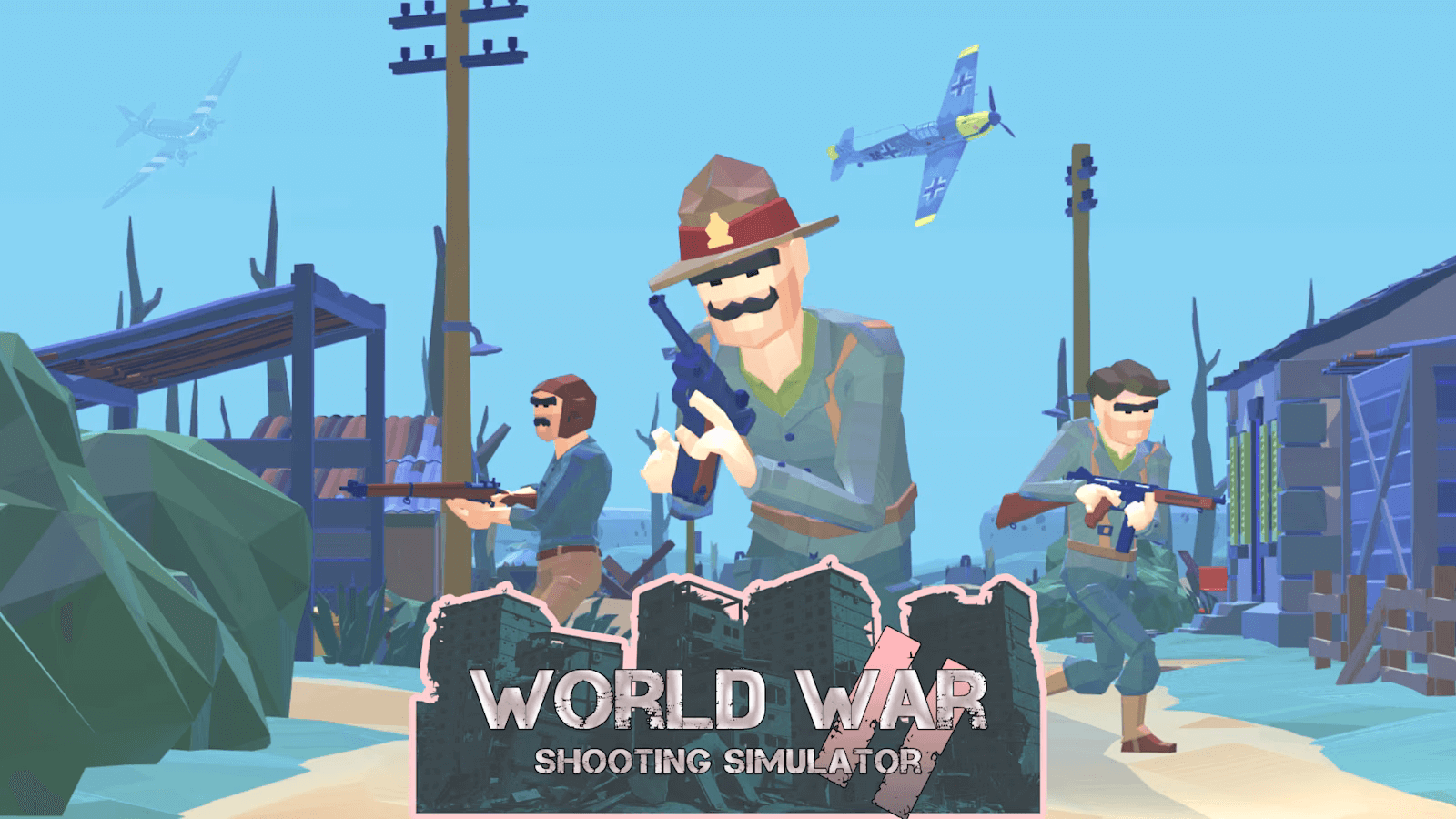 二战射击模拟器  World War II Shooting Simulator-游戏白嫖网