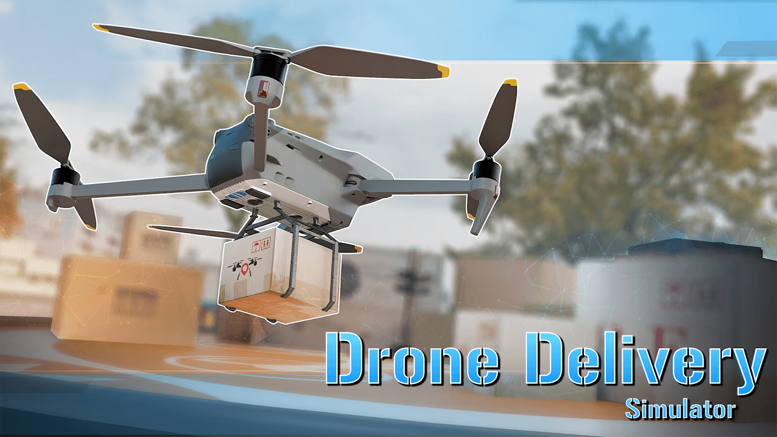 无人机送货模拟器 Drone Delivery Simulator-游戏白嫖网