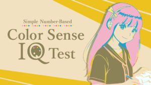 基于数字色彩感知 简单智商测试 Simple Number-Based Color Sense IQ Test-游戏白嫖网