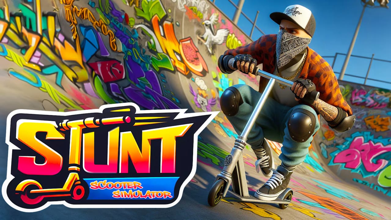 特技滑板车模拟器 Stunt Scooter Simulator-游戏白嫖网