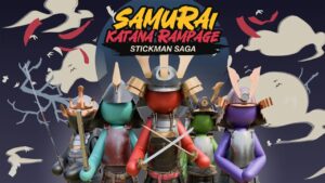 武士刀横冲直撞：火柴人传奇 Samurai Katana Rampage Stickman Saga-游戏白嫖网